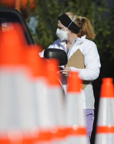 PHOTOS: The Mill Two Eighty transformed into a COVID-19 testing center for Russell Medical