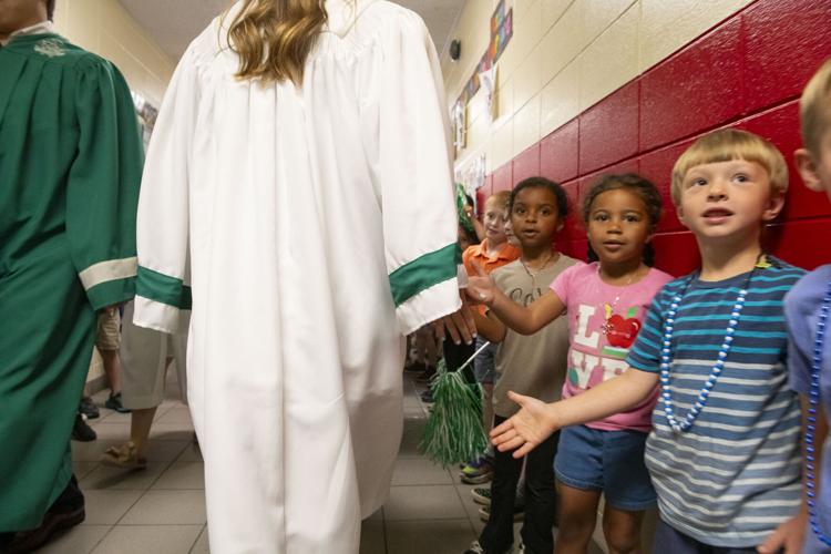 PHOTOS: Holtville High seniors walk through elementary, middle and high schools