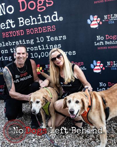 Founder Jeff Beri, Maura Platz, Mandy and Ginger