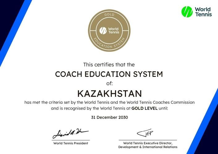 Photo Credit: Kazakhstan Tennis Federation