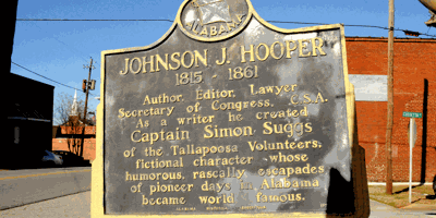 Historical Marker: Johnson J. Hooper