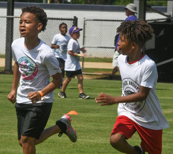PHOTOS: Derrick Ansley hosts football camp at Tallassee