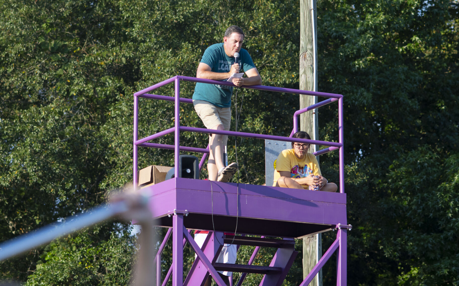 Two schools, two bands, one director: Glasscock leads two bands until retirement next year