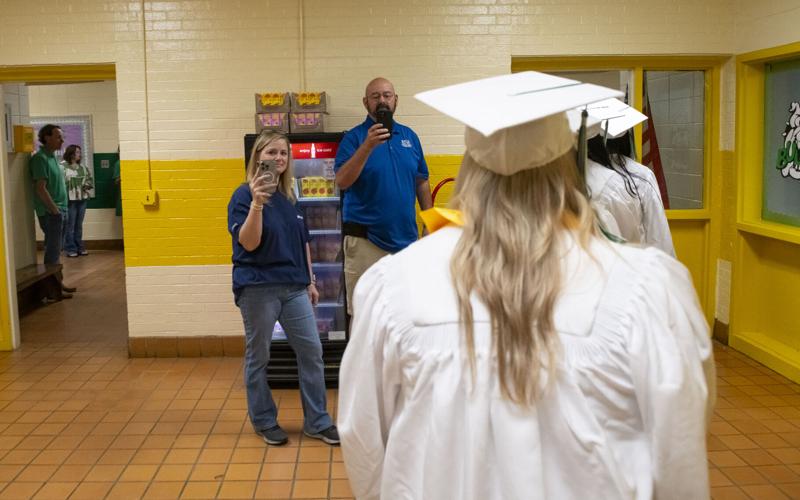 PHOTOS: Holtville High seniors walk through elementary, middle and high schools