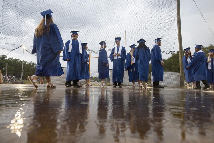 PHOTOS: Rain doesn't stop Reeltown Class of 2021 from graduating