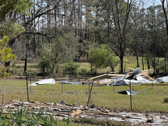 PHOTOS: Tornado damage and cleanup in Tallapoosa County