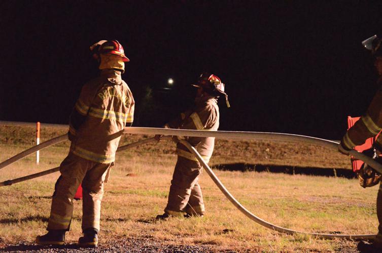 Local VFD’s fight propane tank blaze in combined practice session