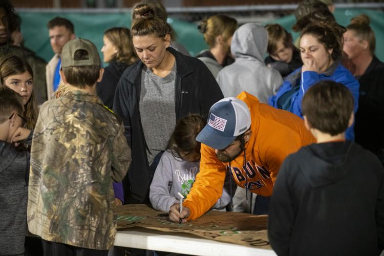 PHOTOS: Vigil for Bradyn White
