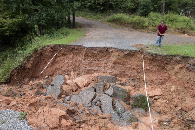 PHOTOS: Amber Hill Road washout