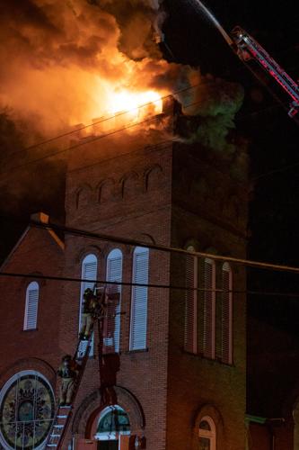 PHOTOS: Fire at First United Methodist Church