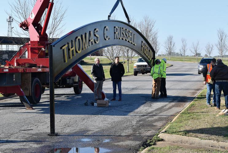 Sign welcomes visitors flying to Alexander City