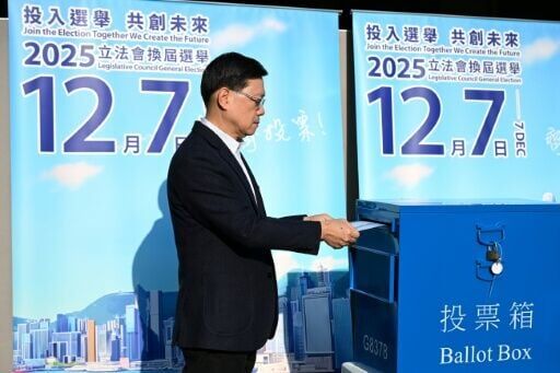 Hong Kong leader John Lee urged the public to head to the polls