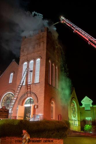 PHOTOS: Fire at First United Methodist Church