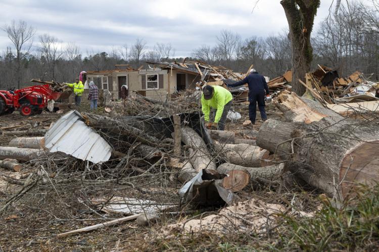 PHOTOS: Cleanup in the Lightwood community after the tornado