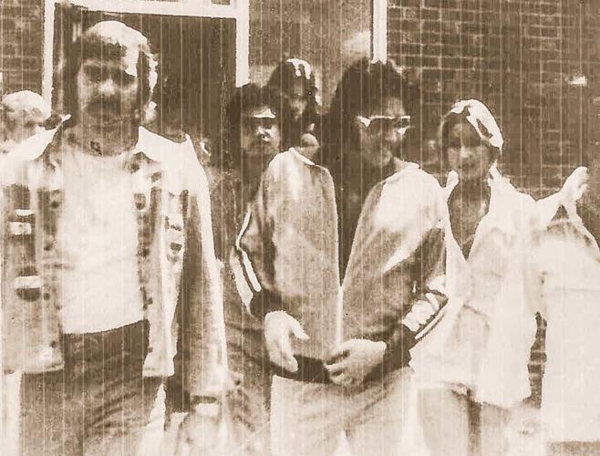 OUR OWN FORREST GUMP: Coach Roger Bishop enjoyed a front-row seat to history