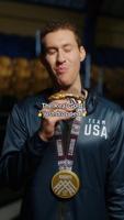 Jason Brown, a U.S. Olympic gold medalist figure skater, discusses balancing athletic success and personal happiness, before watching a surprise video message from his mom and dad.