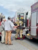 Goldville house catches fire