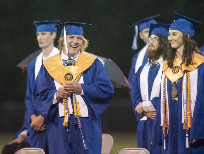 PHOTOS: Rain doesn't stop Reeltown Class of 2021 from graduating