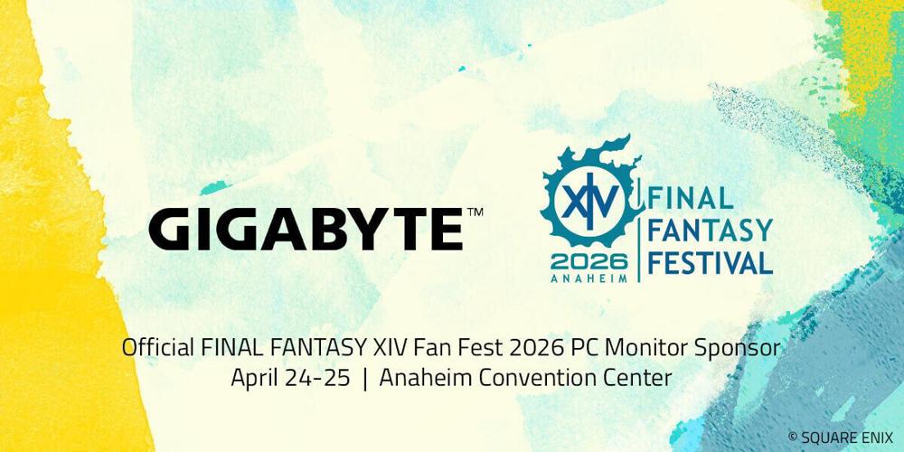GIGABYTE Sponsor of the FINAL FANTASY XIV Fan Festival 2026