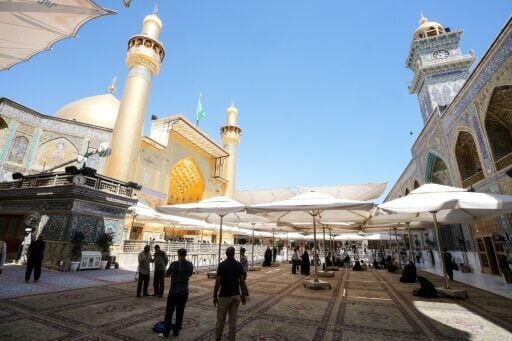 The Middle East war has stemmed the usual influx of pilgrims to the Imam Ali Shrine