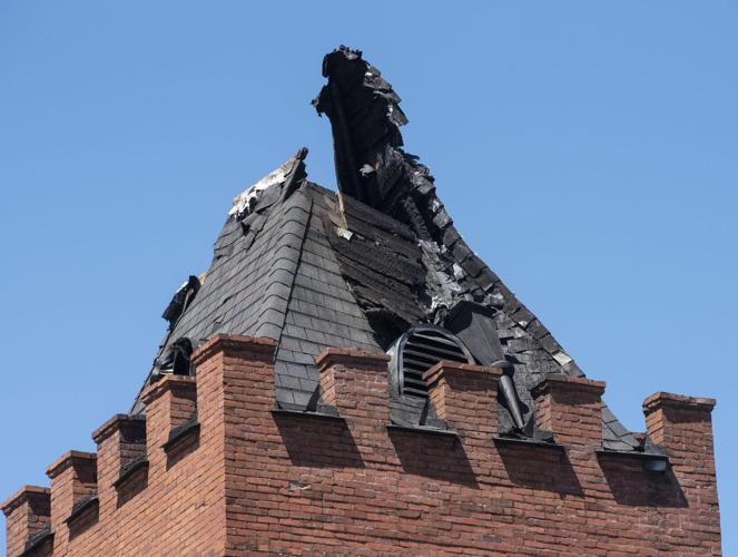 PHOTOS: First United Methodist Church starts to rebuild after fire