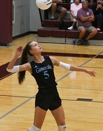 PHOTOS: Horseshoe Bend volleyball visits Elmore County