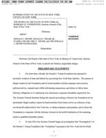 New York AG announces lawsuit against Donald J. Trump Foundation