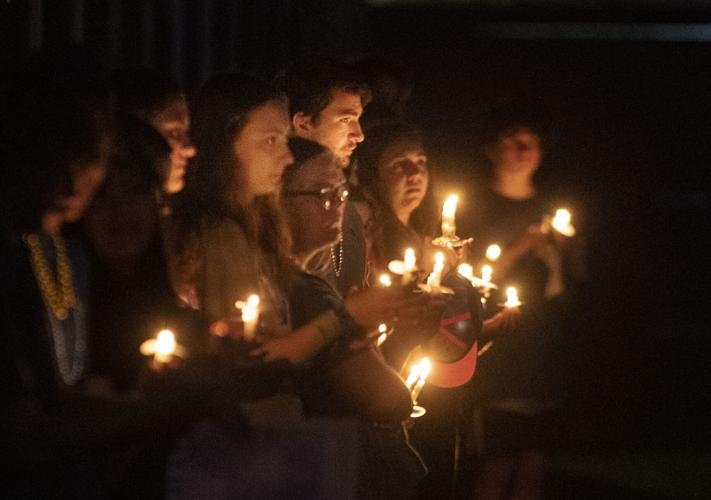 PHOTOS: Candle light vigil for Elmore County High School student Gardner Cameron