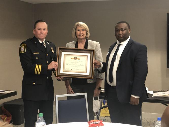 Officer honored for dedication, willingness to serve
