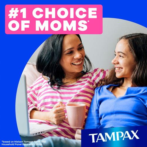 #1 Choice of Moms based on Nielsen Tampon Sales and Household Panel Data w/e 7/25/25