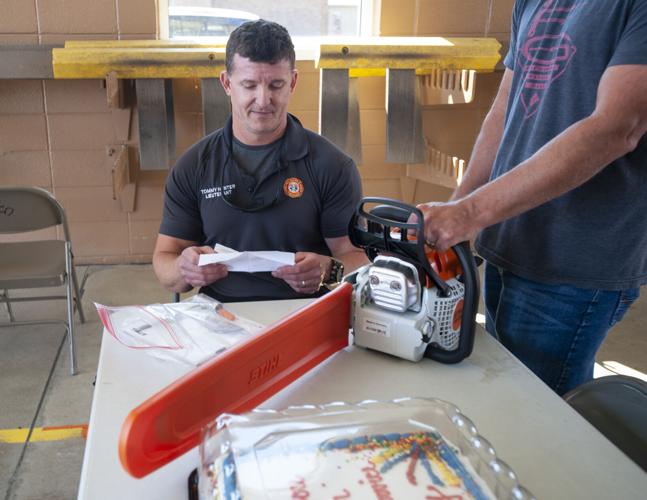 Hunter retires from fire department after 25 years