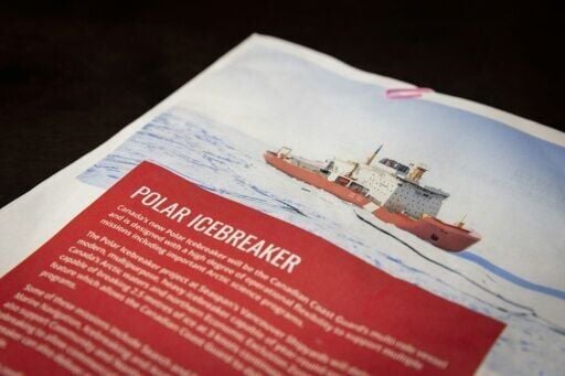A brochure featuring the new Polar Icebreaker