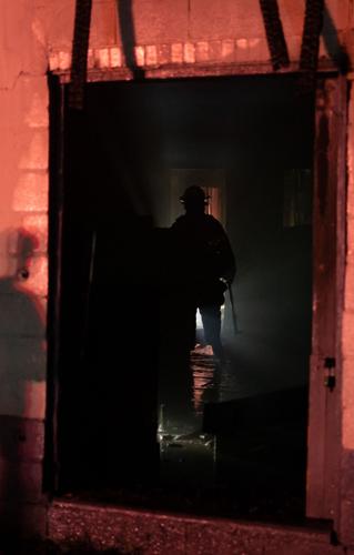 Photos: Firefighters battle blaze at McGhee Furniture Warehouse