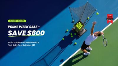 ACEMATE Tennis Robot S10 Prime Day Offer: Save $600, Plus Extra Gifts