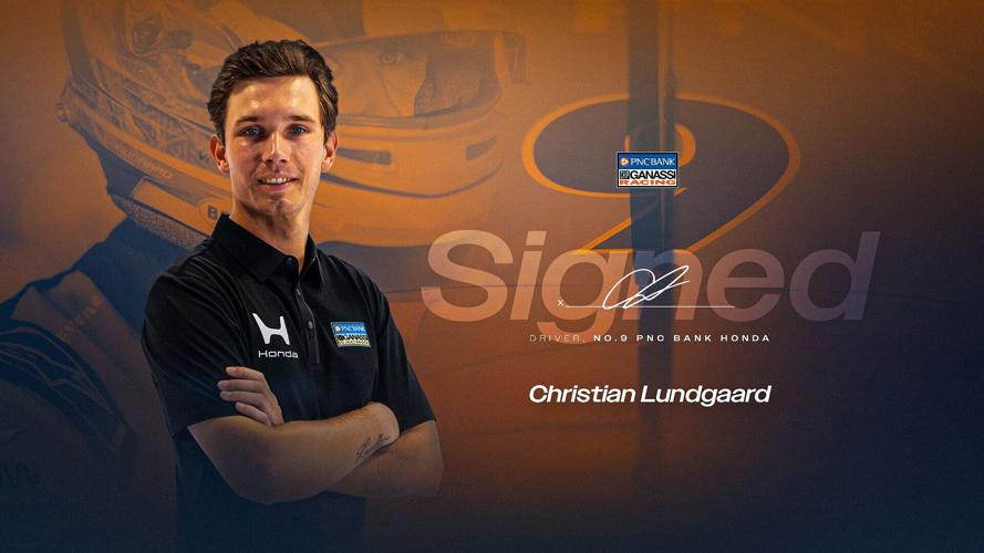 Chip Ganassi Racing signed Danish driver Christian Lundgaard to a multi-year deal to drive the No. 9 PNC Bank Honda in the NTT INDYCAR SERIES beginning in 2027.