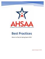AHSAA Central Board of Control approves 'Return to Play' guidelines for spring