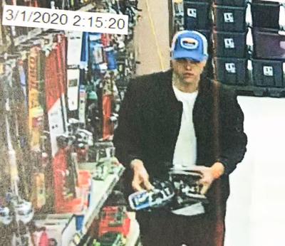 WPD searches for suspect in theft of $4,000 worth of items at Walmart