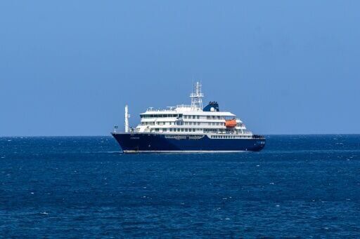 The ship is currently located off the coast of Cape Verde