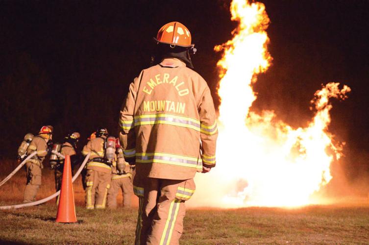 Local VFD’s fight propane tank blaze in combined practice session