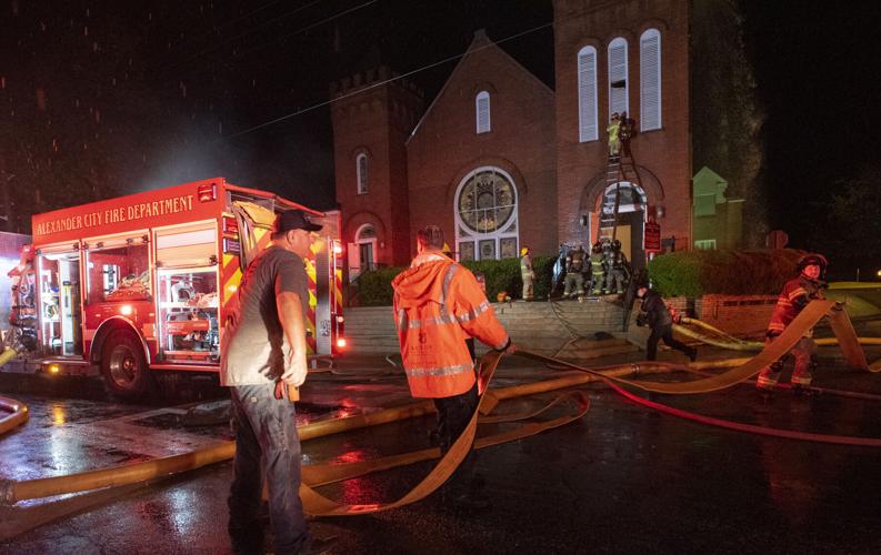 PHOTOS: Fire at First United Methodist Church