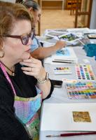 PHOTOS: Artist brings etchings to library