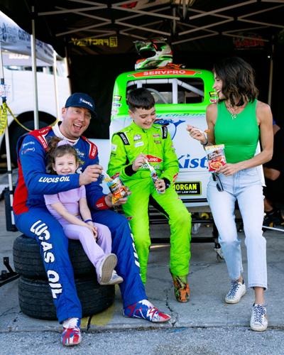Together at the track, the Busch family shows how StarKist® perfectly fits into race day and everyday life.