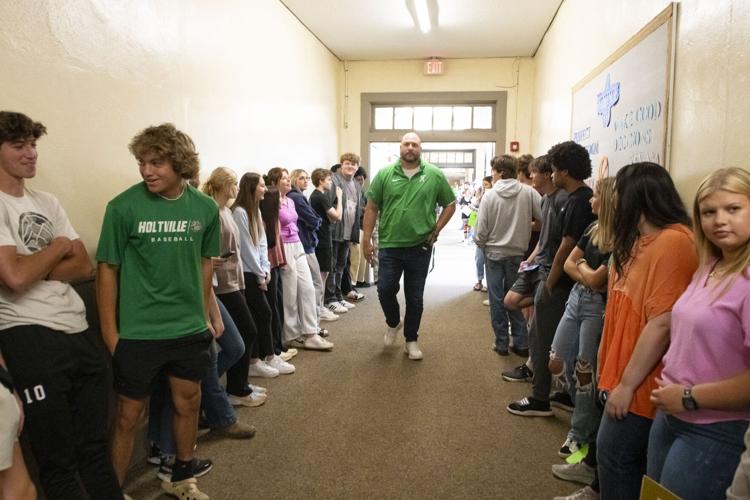 PHOTOS: Holtville High seniors walk through elementary, middle and high schools