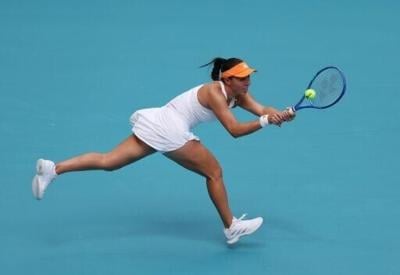 American fifth seed Jessica Pegula advanced at the Miami Open when Britain's Francesca Jones retired due to illness
