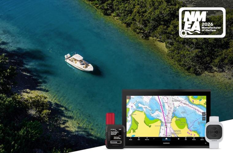 Garmin is the 2026 NMEA Manufacturer of the Year, the company's 12th consecutive year earning this recognition.
