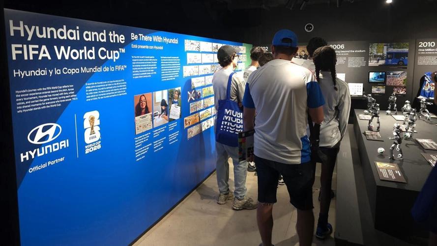 Young athletes from Metropolitan Oval Academy participate in a FIFA World Cup 2026™ experience at FIFA Museum and NYNJ Stadium as part of Hyundai Motor’s “Next Starts Now” campaign, in collaboration with NYFEST.