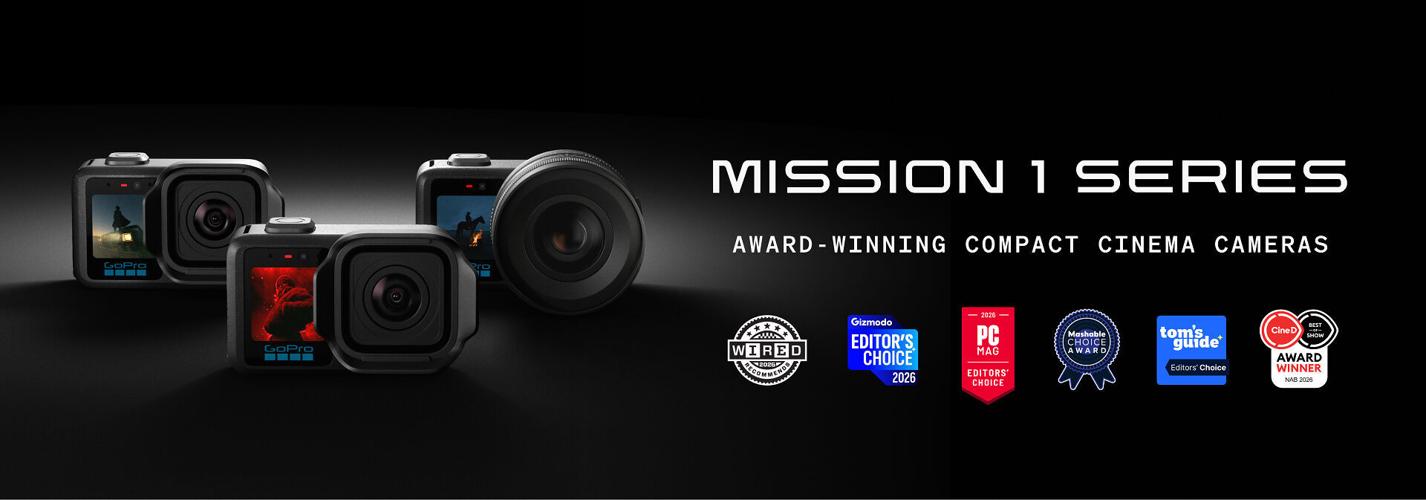 GoPro MISSION 1 Series: Award-Winning Compact Cinema Cameras