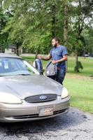 GAP Fellowship gives away 300 backpacks filled with school supplies