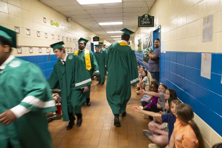 PHOTOS: Holtville High seniors walk through elementary, middle and high schools