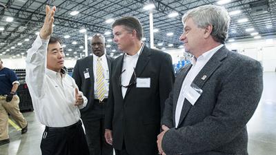 Cooperation makes industrial park road, KwangSung growth possible